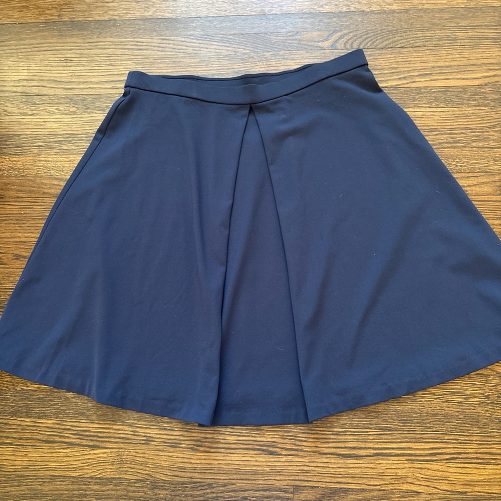Adrienne Vittadini Dark Blue Circle Skirt
